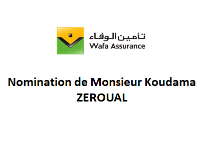 Nomination de Monsieur Koudama ZEROUAL